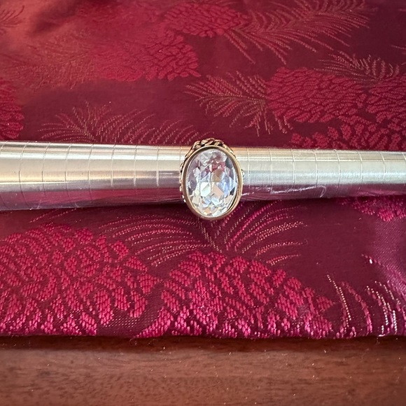 Cocktail Ring gold tone made in Thailand - Picture 2 of 7